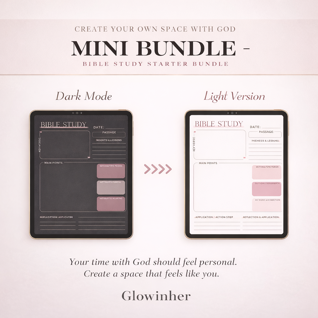 MINI BUNDLE - Bible study Starter Bundle